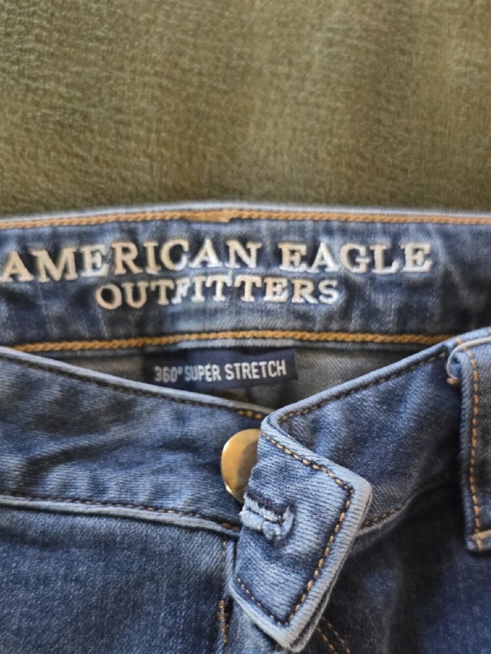 American Eagle Outfitters Women's Dark Blue Jeggings - Picture 4 of 4